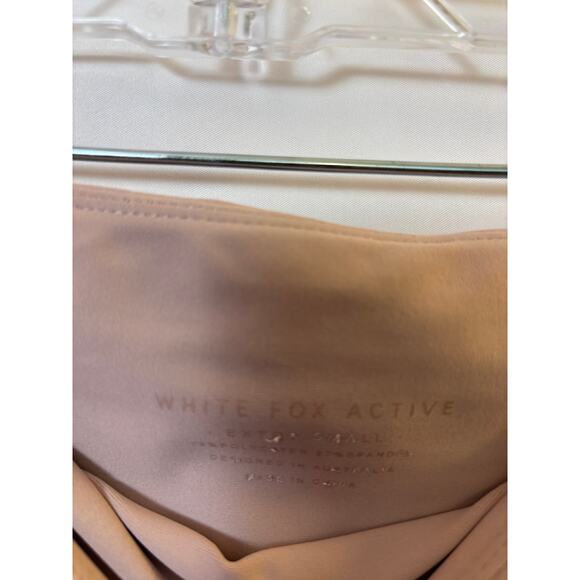 White Fox Active Women’s X-Small High Rise Compression Leggings Pink Nude $49 - Picture 5 of 5